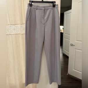 Abercrombie & Fitch Light Gray Women's Trousers